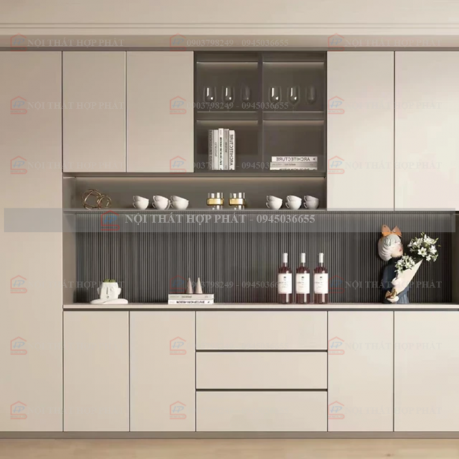 Kệ Bếp Gỗ KBG031 - Tủ Bếp, Tủ Rượu, Tủ Trang Trí Nhà Đẹp